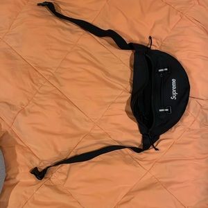 BLACK waist Bag Supreme SS19 Fanny Pack Pre Owned